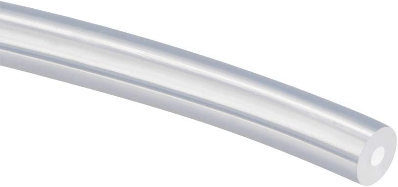 Silicone Tubing 0.8mm ID x 4mm OD 5m Flexible Silicone Rubber Tube Air Hose Water Pipe for Pump Transfer Clear