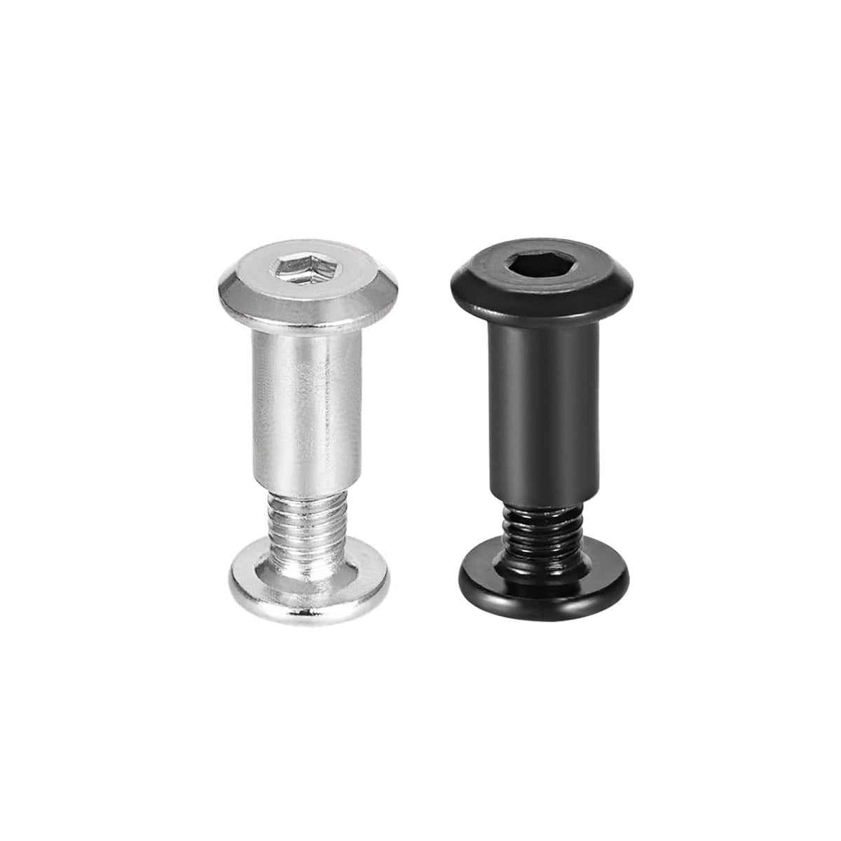 Screw Post Male M6x12mm Binding Bolts 2 Colors, Total 20 Sets