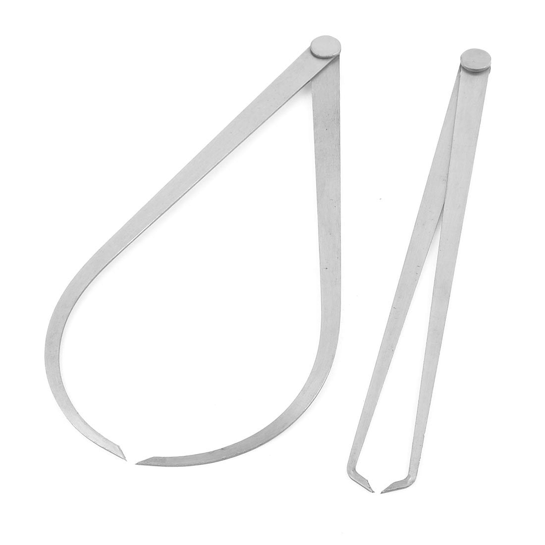 30cm Length Metal External Internal Calipers Tool 2 Pcs
