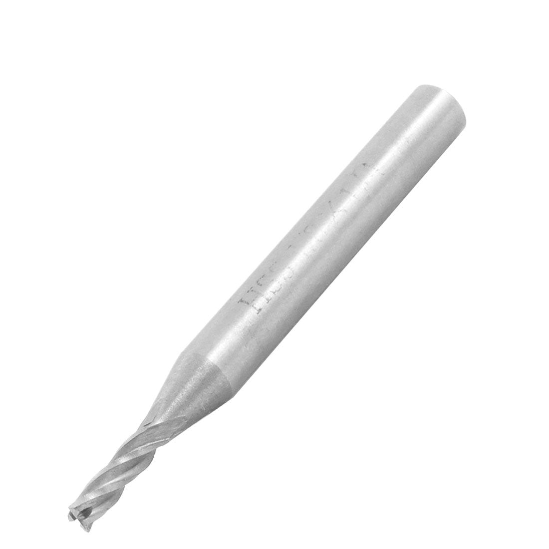 1/8" Cutting Dia 1/4" Shank 4 Flutes Straight Shank Cutter Tool HSS-AL End Mill Bit