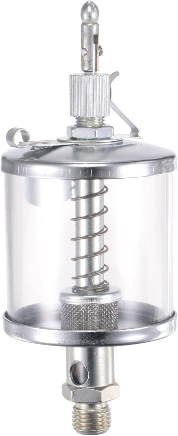Needle Valve Type Oil Cup G1/4 Thread 100ml Sight Gravity Drip Feed Oiler