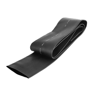 1 Meter 65mm Flat Width rate 2:1 Heat Shrinkable Shrinking Tube Black