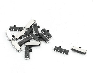 15PCS 3-Position DPDT Panel PCB Mini Surface Mounted Devices SMT Slide Switch 11x5x1.5mm