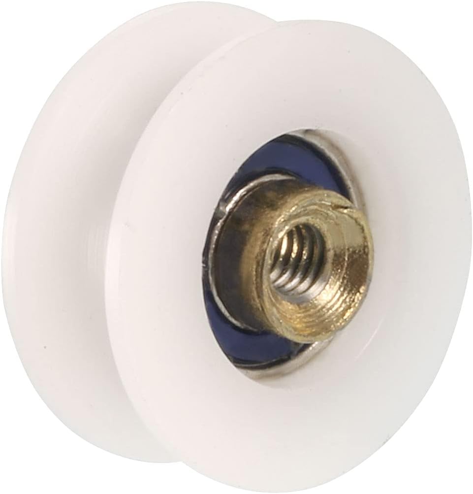 Round Groove Nylon Pulley Wheels Roller 12 Pcs for 5mm Rope