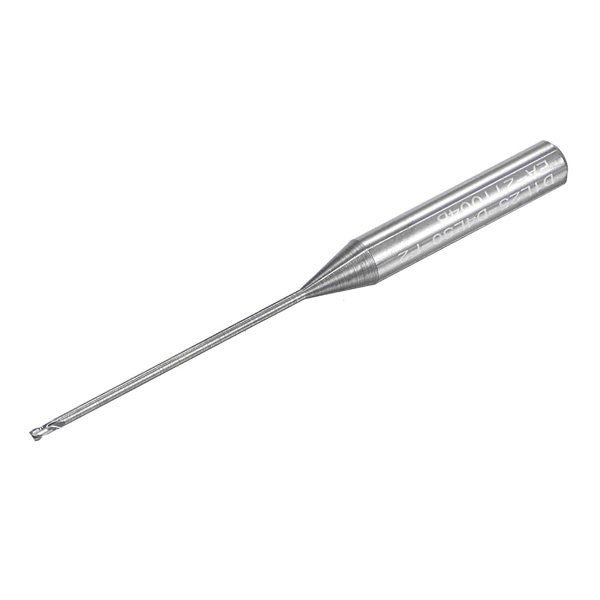 Square Nose End Mill, 1mm Solid Carbide Long Reach CNC Router Bits 2 Flutes Milling Cutter with Extended Neck, 25mm Cutting Length 4mm Shank