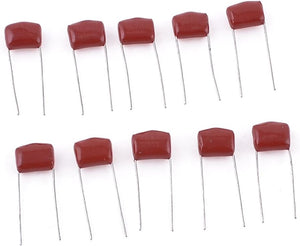 10pcs Mylar Polyester Film Capacitors 250V 0.1uF 5% Tolerance