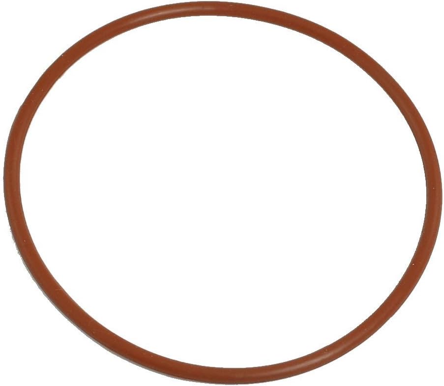 85mm x 79mm x 3mm Silicone O Ring Sealing Washers Red