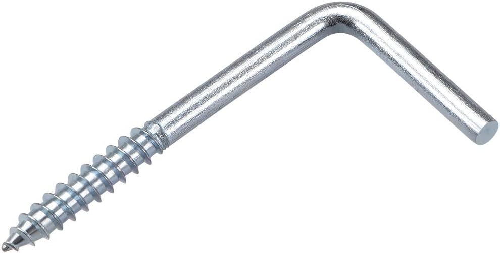 1.97inch Ceiling Hooks Cup Hook Fine Carbon Steel Screw-in Hanger for Indoor and Outdoor Use 60pcs