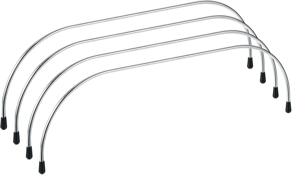 Metal Internal Wire Frames - 9.84" 4Pcs Tubular Bag Frame Arc-Shaped Bag Handles for Lunch Bag Purse Bag Backpack DIY Making