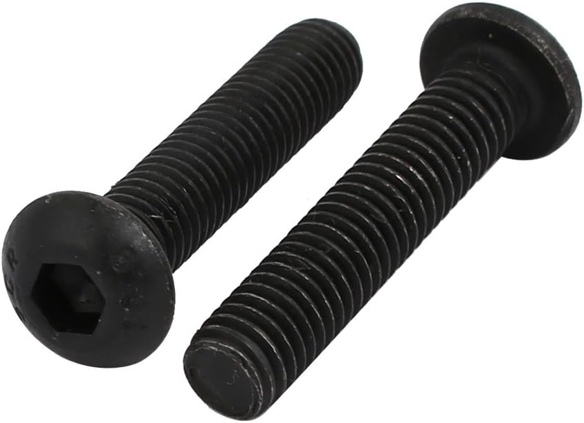 2pcs M6x30mm 10.9 Grade Left Hand Thread Bolt Lock Screw for Drill Chuck