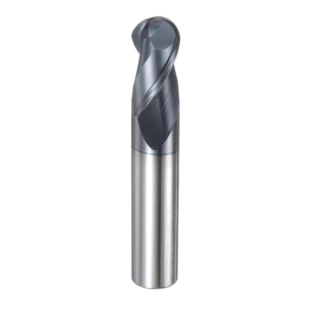 Ball Nose End Mill CNC Router Bit, 5/16" Radius 5/8" Shank Solid Carbide AlTiN Coated Upcut Spiral 2 Flutes Cutter Milling Tool, 5/8" Dia 3-1/2" Total Length