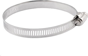 Adjustable Stainless Steel Band Turbo Hose Clamp, 65mm to 89mm