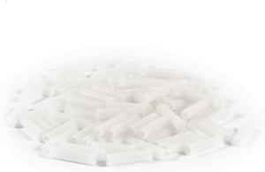 100 Pieces White Cylindrical Nylon 66 LED PCB Board Spacer Support 5mm x 20mm