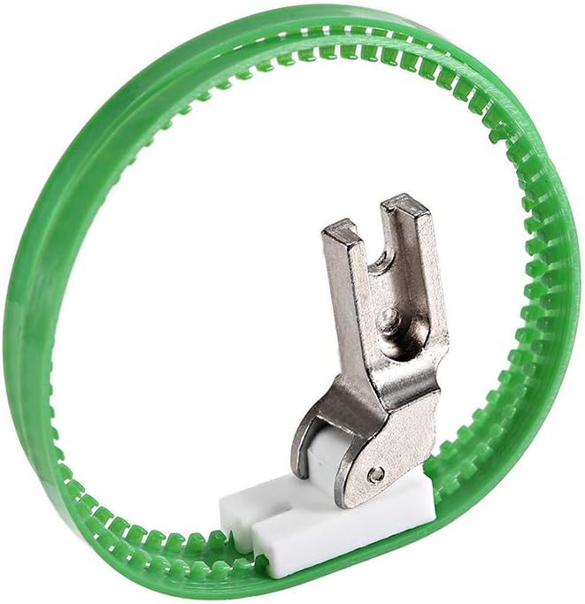 LinkMejor #T35 Sewing Machine Double Nylon Ring Presser Foot for High Shank