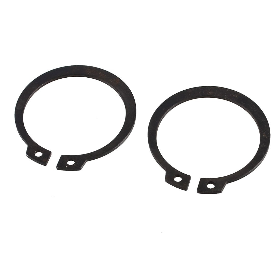 2 Pcs Black Metal External Circlip Snap Ring for 34mm Axle Shaft