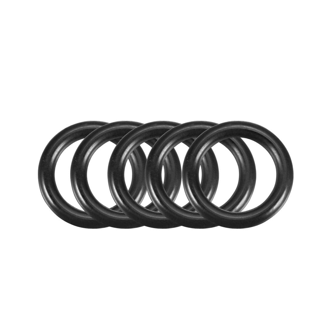 Nitrile Rubber O-Rings 13mm OD 9mm ID 2mm Width, Metric Nitrile Rubber Sealing Gasket, Pack of 100