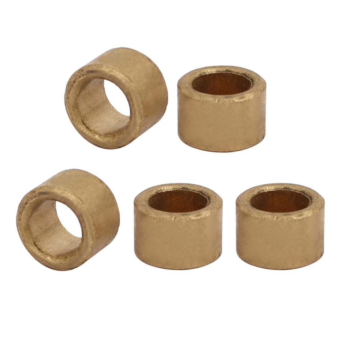 8mm X 12mm X 8mm Self-lubricating Brass Bushing Sleeve Roller Bearing 5pcs