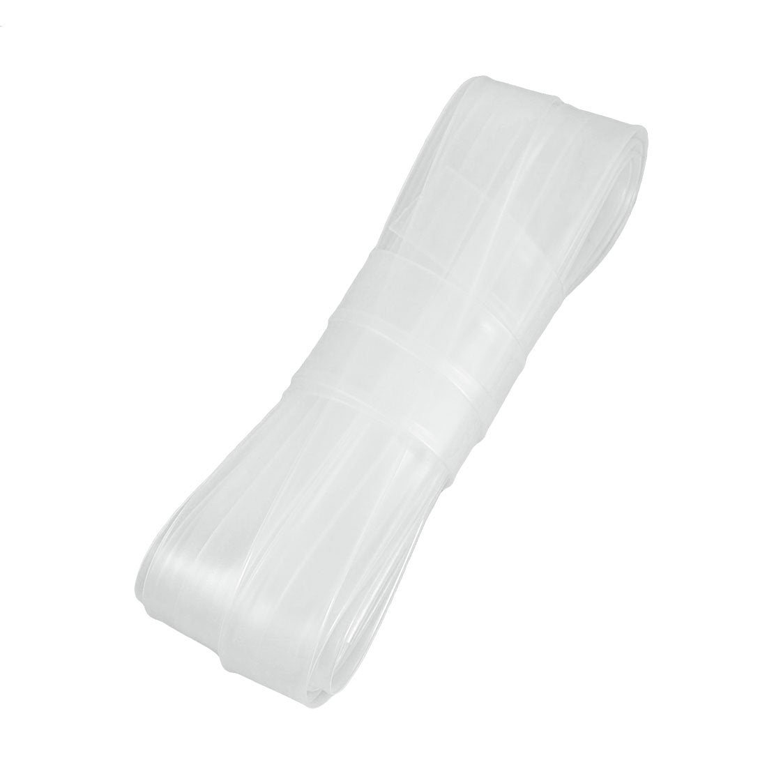 rate 2:1 15mm Dia Clear Polyolefin Heat Shrinkable Tube 6M 19.7Ft