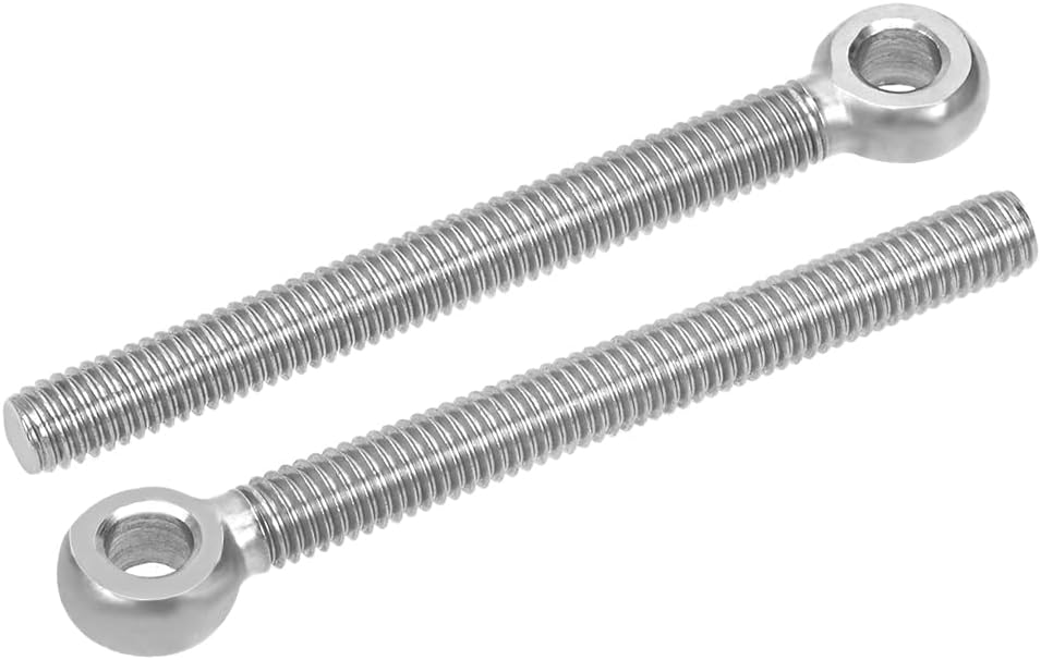 M6 x 60mm 304 Stainless Steel Machine Shoulder Lift Eye Dag Rigging 4pcs