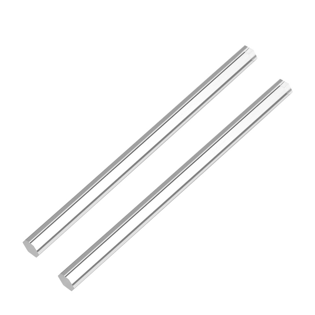 Acrylic Hexagon Rod Clear 15mmx15mmx250mm Solid Plastic PMMA Bar Stick 2pcs