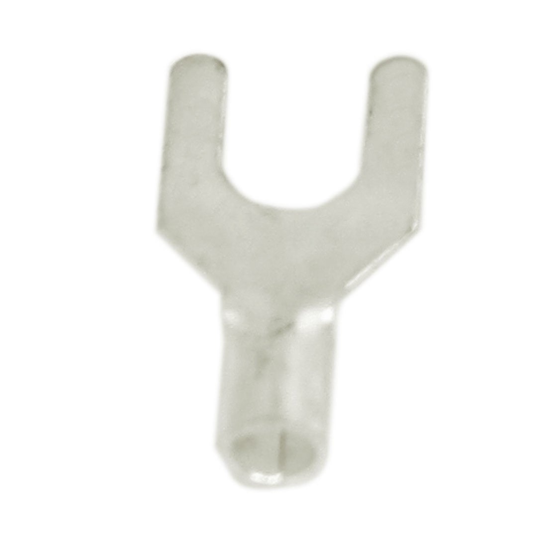 Copper Non Insulated Spade Fork Terminal Connectors, 3mm Wire