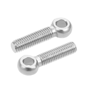 M10 x 40mm 304 Stainless Steel Machine Shoulder Lift Eye Bolt Rigging 5pcs