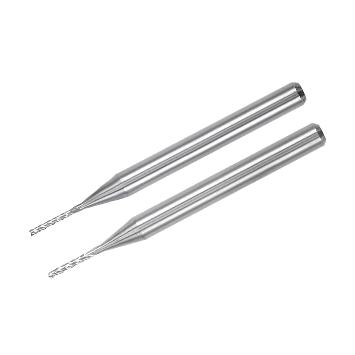 0.5mm,0.9mm Carbide End Mill Engraving Milling Cutter CNC Router Bits for PCB Machine, 1/8" Shank 20pcs