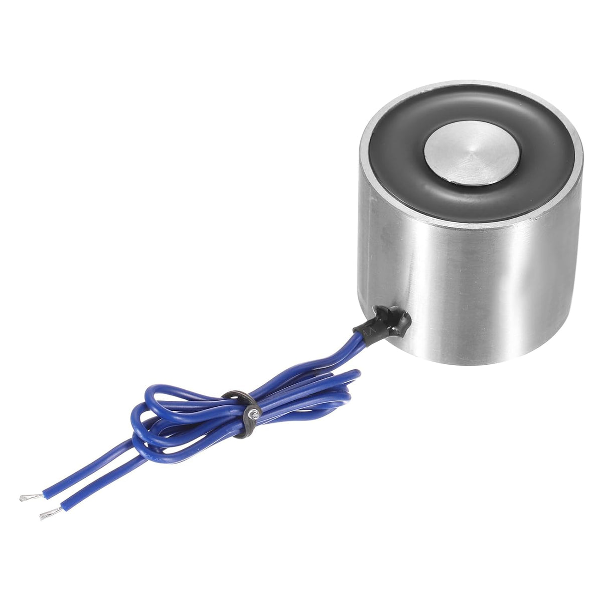 Round Solenoid Electromagnet DC 12V 300N 66LB/30Kg Electric Magnet Electric Lifting Magnet for Automation Equipment
