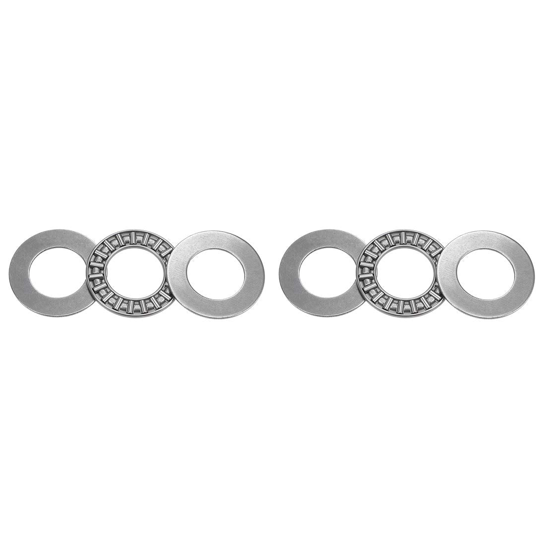 AXK1730 Thrust Needle Roller Bearings with Washers 17mm Bore 30mm OD 2mm Width 2pcs