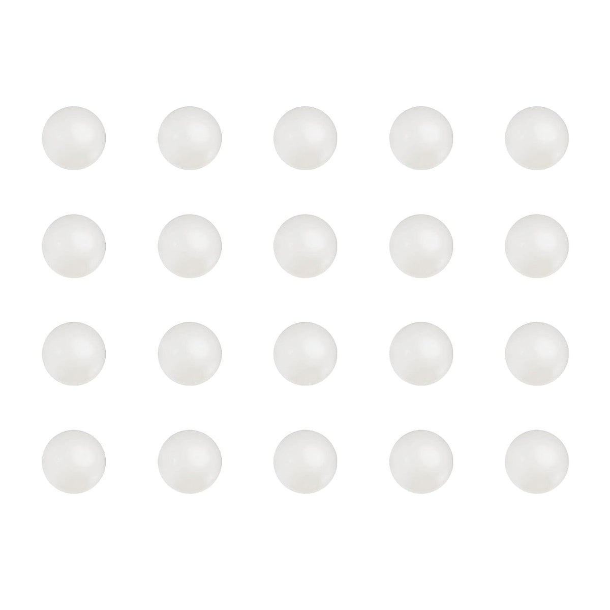 50pcs 1/8" Nylon Solid Plastic Bearing Balls G1 Precision Solid Nylon Balls Bearings