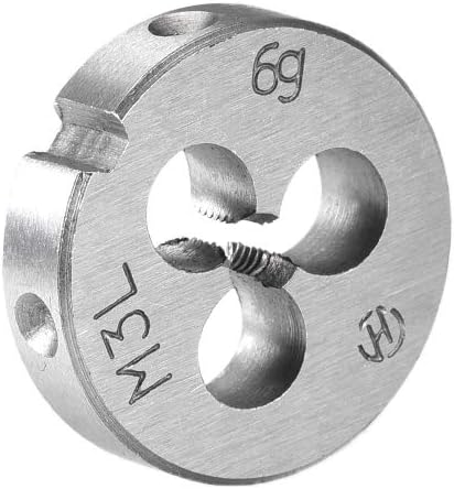 M3 X 0.5 Metric Round Die, Machine Thread Left Hand Threading Die, Alloy Steel Screw Thread Cutting Die