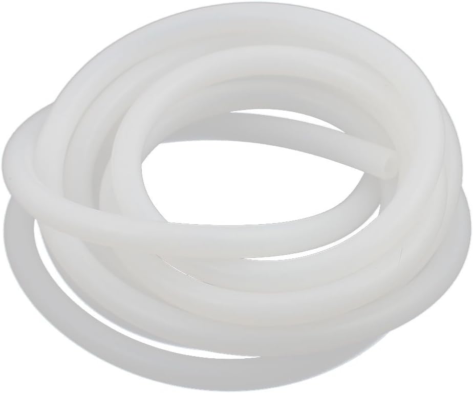 4mm x 7mm High Temperature Resistant Soft Silicone Tube Hose Pipe 2M Length
