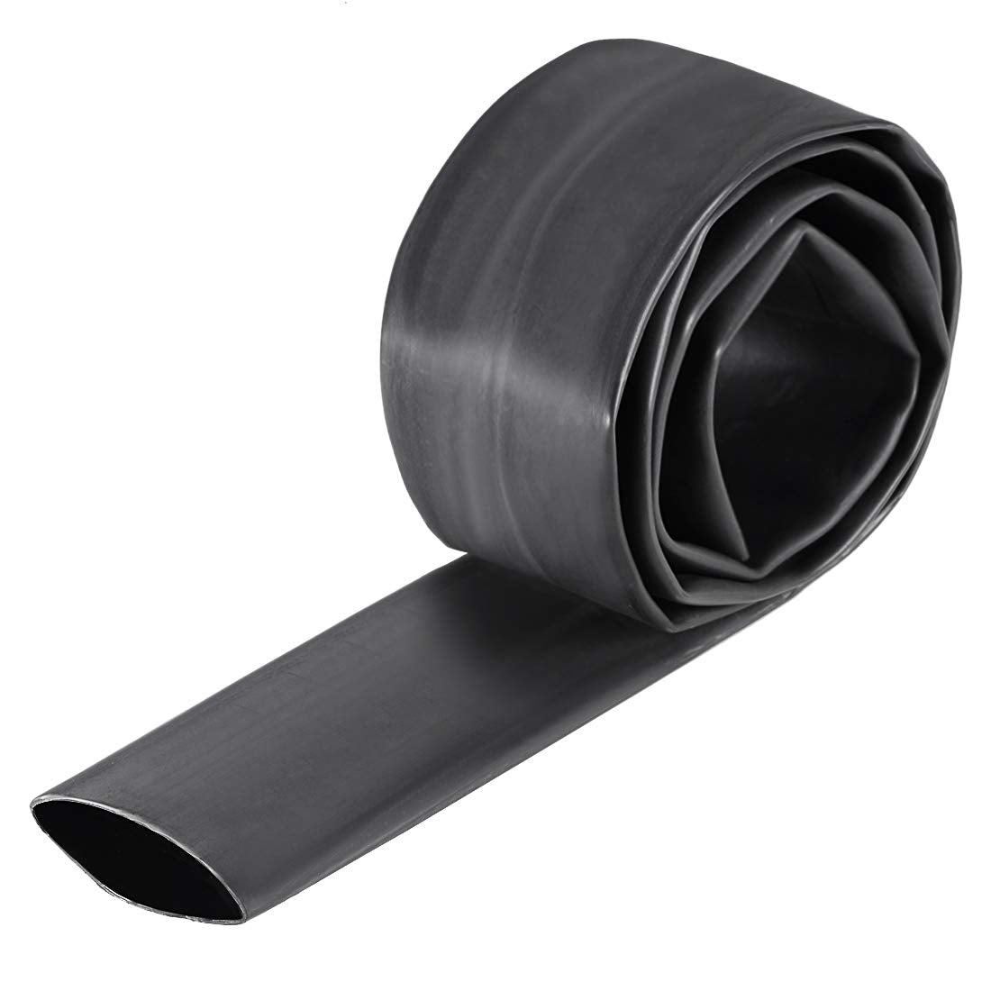 Heat Shrink Tubing, 30mm Dia 51mm Flat Width 3:1 Rate Shrinkable Tube Cable Sleeve 1m - Black