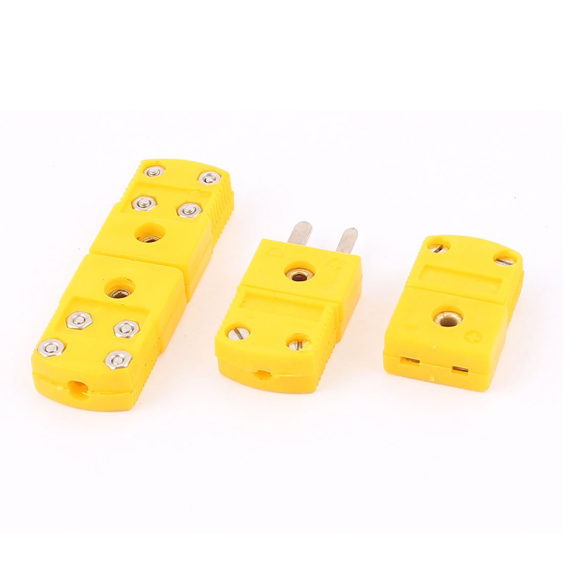 Male to Female K Thermocouple Wire Temperature Probe Connector 2 Pairs