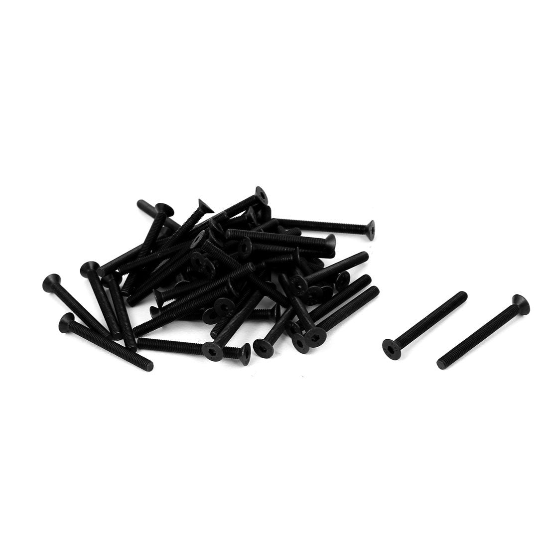 M3x30mm 10.9 Carbon Steel Countersunk Head Hex Socket Screw 50pcs