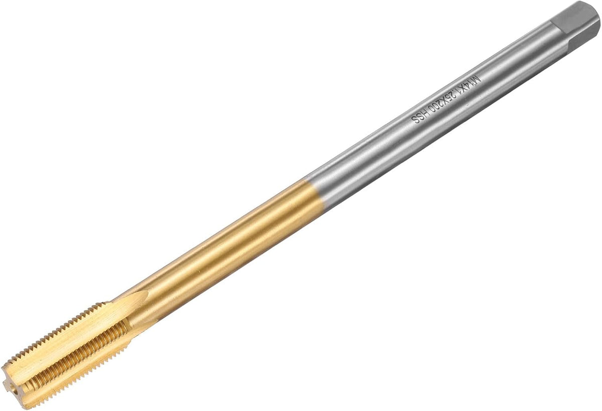 Metric Thread Tap M14 x 1.25 H2 200mm Straight Flute Screw Thread Milling Machine Taps Threading Tapping Repair Tool