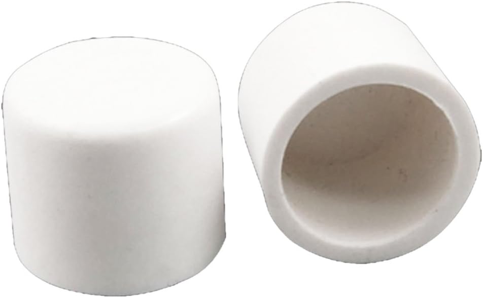 5 Pcs 20mm Water Pipe Fittings PVC Slip End Caps Covers White