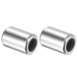 Needle Roller Bearings 6mm Bore 10mm OD 15mm Width Chrome Steel One Way Bearing 2pcs