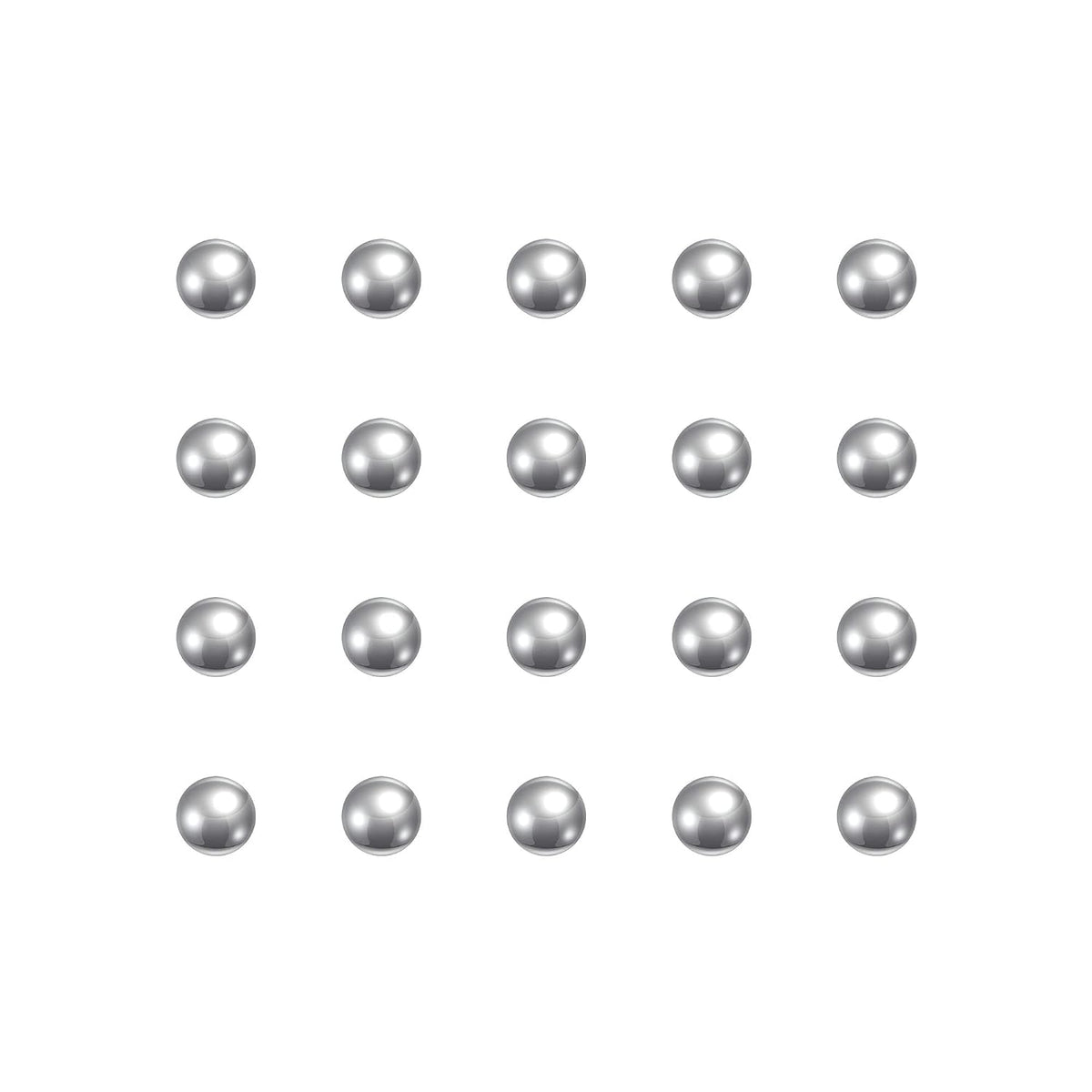 100pcs 2.5mm 440C Stainless Steel Bearing Balls G25 Precision