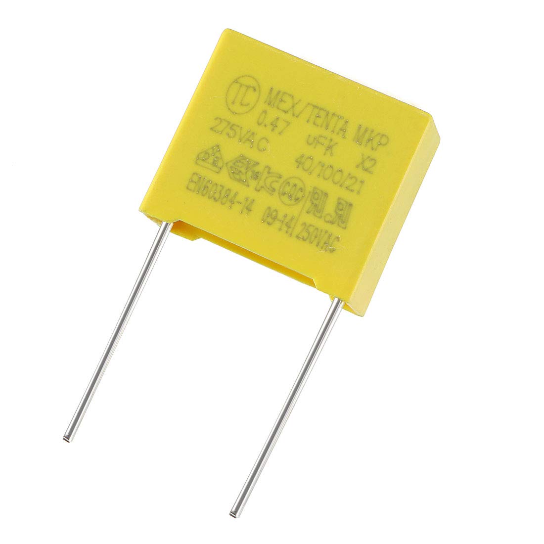 Safety Capacitors Polypropylene Film 0.47uF 275VAC X2 MKP 10 Pcs