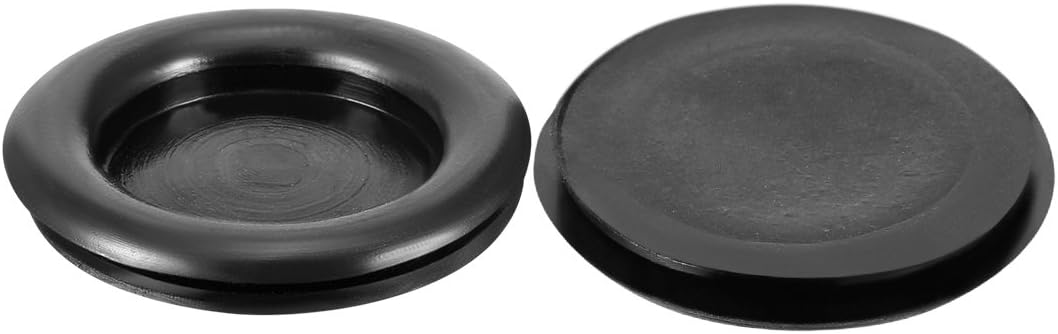 Wire Protector Oil Resistant Rubber Grommets 30mm Mounting Dia 10Pcs Black