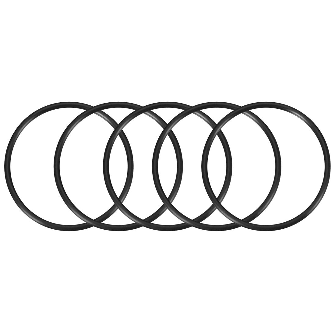 Nitrile Rubber O-Rings 95mm OD 85mm ID 5mm Width, Metric Sealing Gasket for Automotive Machine Plumbing, Pack of 5