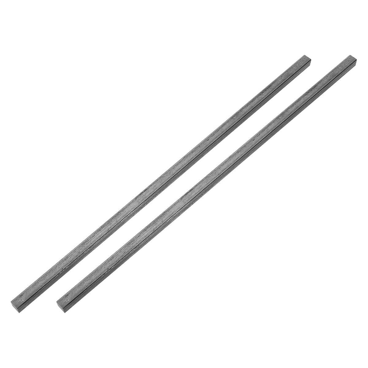 2Pcs Square Steel Bar Stock, 21/64"x21/64"x12"(8mmx8mmx305mm) A36 Square Steel Rod Bars Precision Key Stock for Keyways Structural Support Industrial Machinery DIY Craft