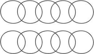 Nitrile Rubber O-Rings 95mm OD 90mm ID 2.5mm Width, Metric Sealing Gasket, Pack of 10