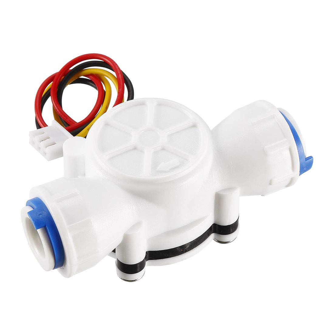 3/8in Quick Connect Hall Effect Liquid Water Flow Sensor Switch Flowmeter Counter Meter DC5V 0.3-10L/min YF-S301