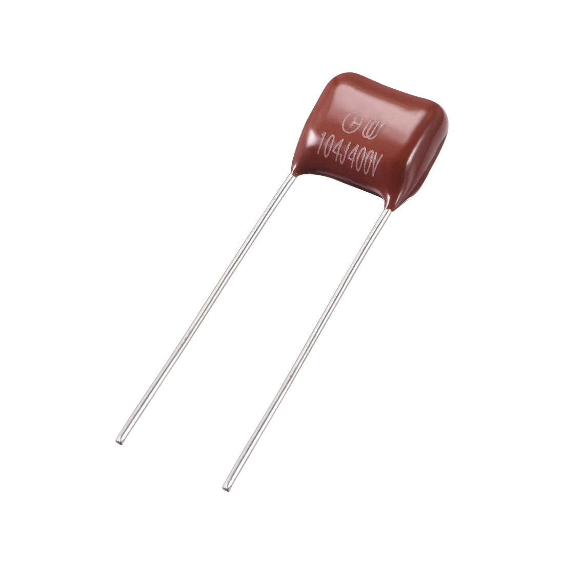 CBB21 Metallized Polypropylene Film Capacitors 400V 0.1uF for Electric Circuits Energy Saving Lamps Pack of 5