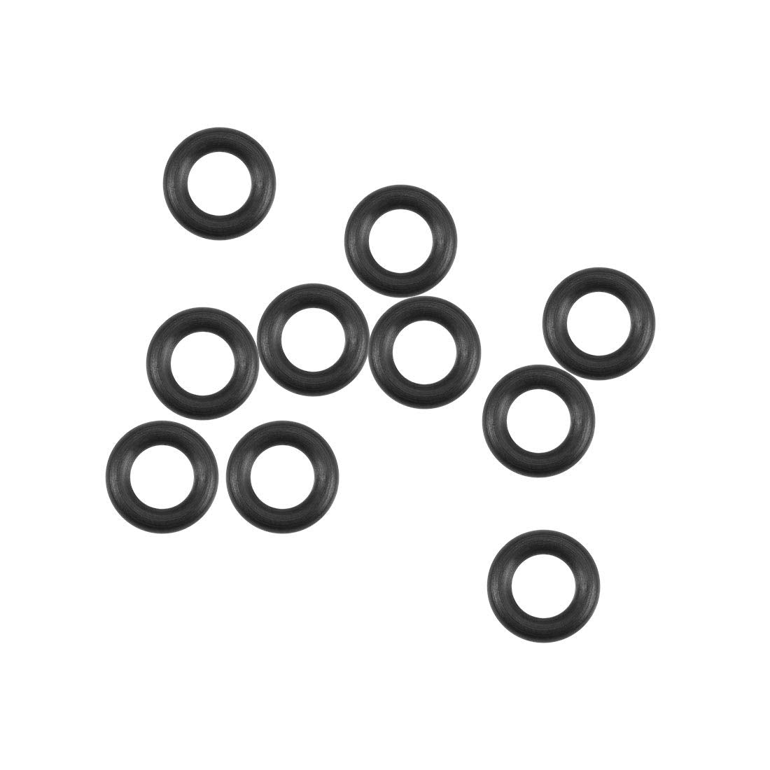 Nitrile Rubber O-Rings 7.8mm OD 4.2mm ID 1.8mm Width, Metric Nitrile Rubber Sealing Gasket, Pack of 10