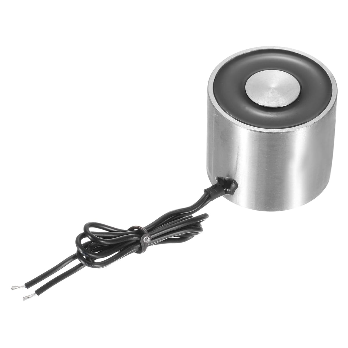 Round Solenoid Electromagnet DC 24V 300N 66LB/30Kg Electric Magnet Electric Lifting Magnet for Automation Equipment