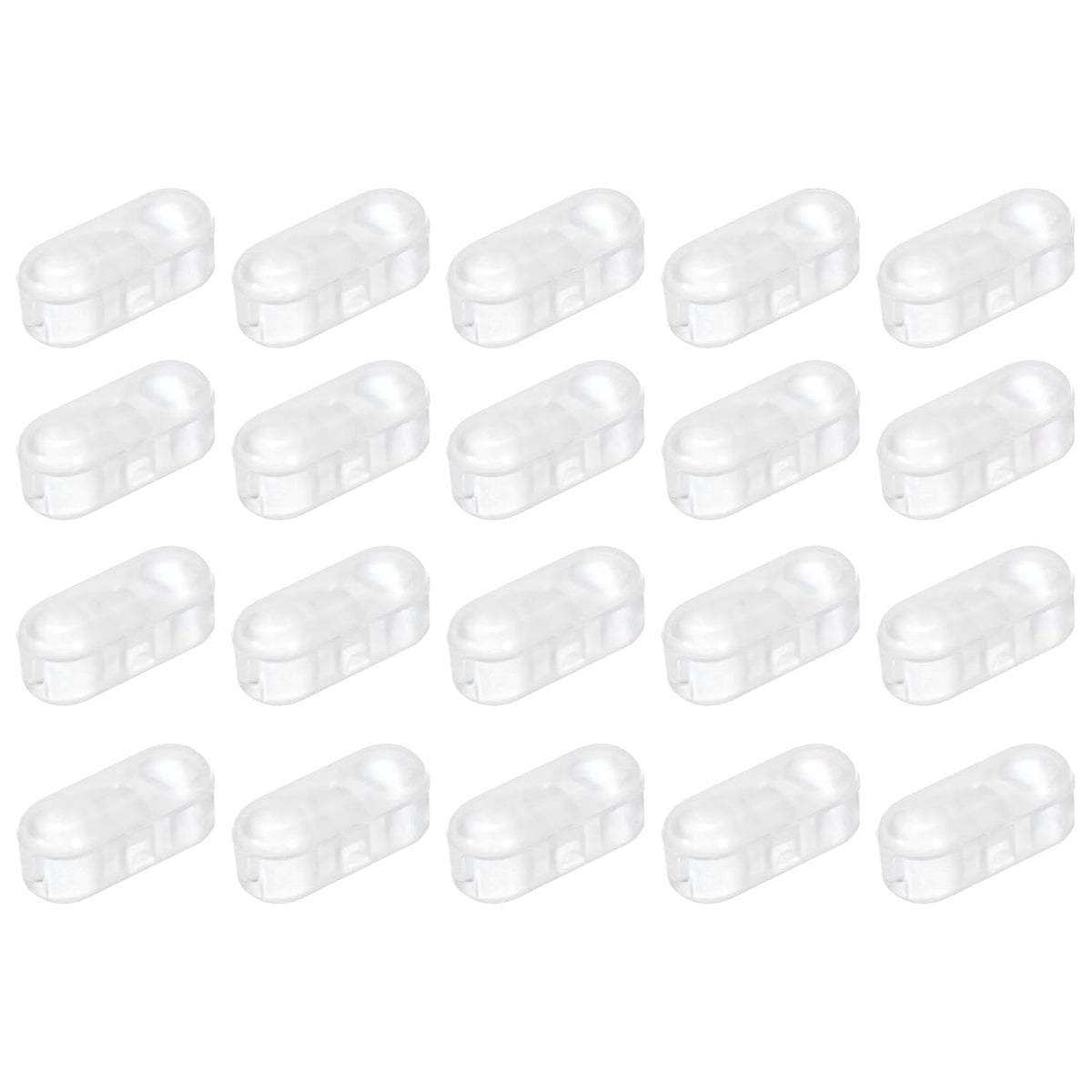 Blind Chain Connector 30Pcs Plastic Ball Chain Cord Connectors for Roman Roller Shades Blinds Curtain Fit 4.5mm Bead Transparent
