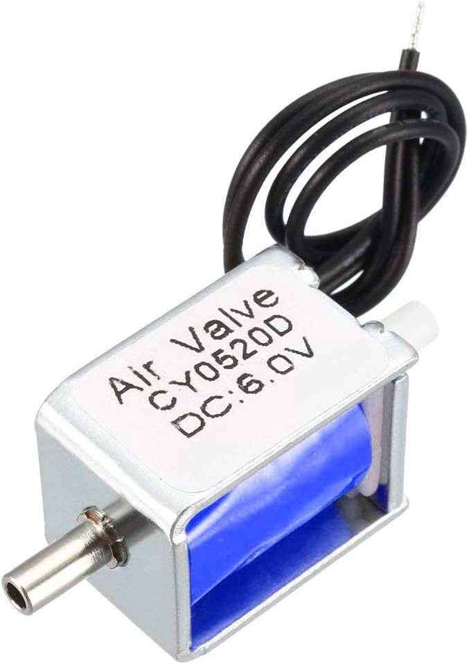 Miniature Solenoid Valve 2 Way Normally Closed DC6V 0.38A Air Solenoid Valve